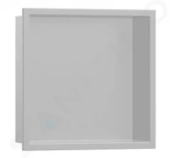 HANSGROHE - XtraStoris Original Výklenek do stěny s rámem, 300x300x100 mm, betonově šedá (56061380)