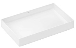 HANSGROHE - Xuniva Evo E Umyvadlo na desku, 65x40 cm, bez přepadu, bez otvoru pro baterii, bílá (60326450)