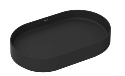 HANSGROHE - Xuniva Evo U Umyvadlo na desku, 65x40 cm, bez přepadu, bez otvoru pro baterii, matná černá (60325670)