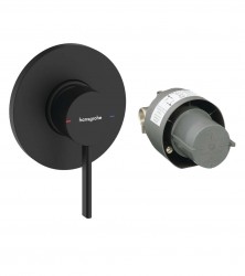 HANSGROHE - Zesis S Sprchová baterie pod omítku, s tělesem, matná černá (74618670)