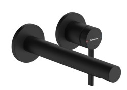 HANSGROHE - Zesis S Umyvadlová baterie pod omítku, s výpustí, 2-otvorová instalace, EcoSmart+, matná černá (74750670)