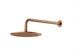 Hlavová sprcha SAT Aurum včetně sprchového ramena broušený rose gold SATBSHSBRGSET (SATBSHSBRGSET)