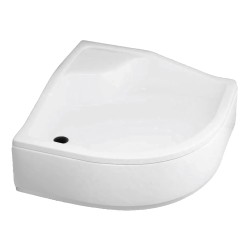 Hluboká sprchová vanička ke sprchovému koutu Kerra Klara 90 cm se zvýšeným sedátkem (5907548126054)
