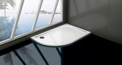 HOPA - Asymetrická čtvrtkruhová sprchová vanička VENETS - Rozměr A - 120, Rozměr B - 90, Způsob provedení - Pravá (VANKASCTVR9012R)