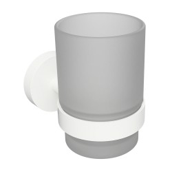 HOPA - Držák kartáčků, sklo - Barva - Bílá (KDBE104110014)