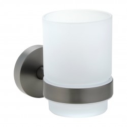 HOPA - Držák kartáčků, sklo - Barva - Grafit (KDBE156110012)