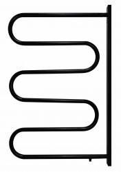 HOPA - Elektrický sušák otočný - Barva - Černá , Materiál - Komaxit, Rozměr radiátoru - ES 3 - 35 x 865 x 580 mm, Výkon - 83 W (OLBES3OCER)