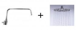 HOPA - Hlavová sprcha VESUV PLUS 50  + Držák hlavové sprchy W19 (BAGW19+BAPG8255)