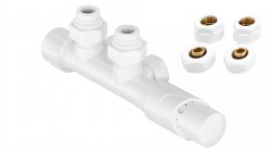 HOPA - HYBRID-SADA, universální středový ventil - Barva - Bílá (RDHYBRIDSADAW)