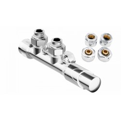 HOPA - HYBRID-SADA, universální středový ventil - Barva - Chrom (RDHYBRIDSADAC)