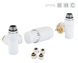 HOPA - INTEGRATO-SADA, rohový ventil (Z8) - Barva - Bílá (RDINTEGSADAW)