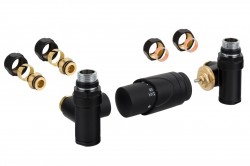 HOPA - INTEGRATO-SADA, rohový ventil (Z8) - Barva - Černá (RDINTEGSADAB)