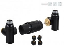 HOPA - INTEGRATO-SADA, rohový ventil (Z8) - Barva - Černá (RDINTEGSADAB)