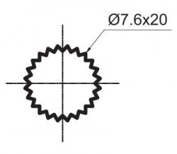 HOPA - Keramický ventil VENEZIA 664129 (OLBA664129)