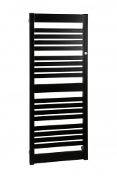HOPA - Koupelnový radiátor FRAME SLIM - Barva radiátoru - Černá, Rozměr radiátoru - 400 × 1078 mm, výkon 418 W (RADFRAS401131)