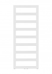 HOPA - Koupelnový radiátor GLASGOW bílá barva - Barva - Bílá, Doporučená topná tyč (W) - 600, Rozměr A - 60, Rozměr C - 125, Skutečný rozměr radiátoru (v mm) - 600 x 1250 mm (RADGLA601335SP)