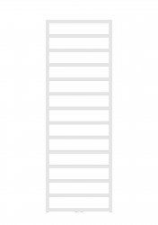 HOPA - Koupelnový radiátor PERTH bílá barva - Barva - Bílá, Doporučená topná tyč (W) - 900, Rozměr A - 60, Rozměr C - 175, Skutečný rozměr radiátoru (v mm) - 600 x 1720 mm, Typ připojení - Středové 50 mm (RADPER601735SP)