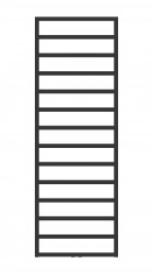 HOPA - Koupelnový radiátor PERTH černá barva - Barva - Černá , Doporučená topná tyč (W) - 400, Rozměr A - 50, Rozměr C - 120, Skutečný rozměr radiátoru (v mm) - 500 x 1200 mm, Typ připojení - Středové 50 mm (RADPER501231SP)