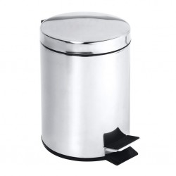 HOPA - Odpadkový koš „Soft Close“, 5l, 205×265×205 mm - Barva - Chrom (KDBE104315012)