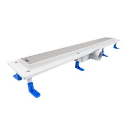 HOPA - Odtokový žlab STANDARDline NEREZ 2v1 (vložení dlažby) - Rozměr A - 50, Varianta roštu - Klasszik (OLPZLABST49K)