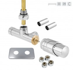 HOPA - ONE-SADA, universální jednobodový ventil s mosaznou rozetou - Barva - Chrom (RDONESADAMRC)