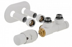 HOPA - Připojovací ventil Z4 kompletní sada - Barva -  Bílá, Materiál spojky - Cu 15 × 1, Varianta - Levá (RDOZ4TWI06LC2)