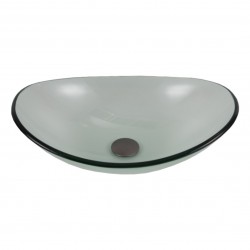 HOPA - Skleněné umyvadlo na desku DEVENTER 55×37×16  (OLKLTG108)