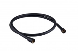 HOPA - Sprchová hadice PVC černá/bílá - Barva - Černá (OLBA600064B)