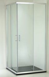 HOPA - Sprchový kout BARCELONA PLUS QUADRATO - Barva rámu - Chrom/Leštěný hliník (ALU), Rozměr A - 90, Rozměr B - 90, Směr zavírání - Univerzální Levé / Pravé, Výplň - Grape bezpečnostní sklo - 5 / 6 mm (OLBBAR90CGBV)