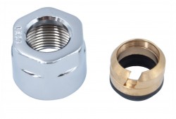 HOPA - Svěrné šroubení pro armatury - měď, TERM-SET, SINGLE-SET - Barva - Lesklý chrom (RDR178EX10402)