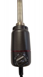 HOPA - Topná tyč PATRONA s termostatem - Barva topné tyče - Anthracite, Výkon topné tyče - 150 W (RADPST157)
