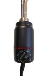 HOPA - Topná tyč PATRONA s termostatem - Barva topné tyče - Černá matná, Výkon topné tyče - 150 W (RADPST158)