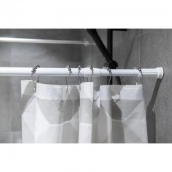 HOPA - Tyč sprchového závěsu bílá - Rozměr A - 70 - 120 (KD02100229)