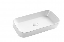 HOPA - Umyvadlo OBLIQUE 60 × 39 × 12  - na desku (OLKLT2243B)