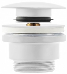 HOPA - Umyvadlová click/clack výpusť, univerzální, bílá (BAHA2361)