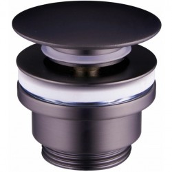 HOPA - Umyvadlová click/clack výpusť, univerzální, grafitová (BAMAX268322)