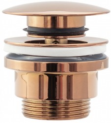 HOPA - Umyvadlová click/clack výpusť, univerzální, zlatá růžová (BAHA533A)