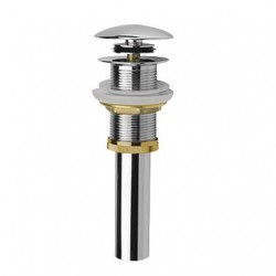 HOPA - Umyvadlová výpusť click-clack bez přepadu CHROM (OLKLT90A)