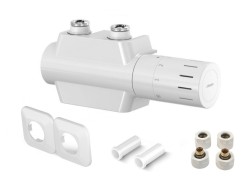 HOPA - UNI-SADA, universální středový ventil s plastovou rozetou - Barva - Bílá (RDUNISADAPRW)