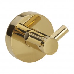 HOPA - Věšáček dvojitý, 55×55×50 mm - Barva - Zlatá lesklá (KDBE161106032)