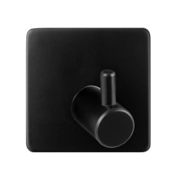 HOPA - Věšák na stěnu na nalepení 3M, kov, černá barva (KD02091771)