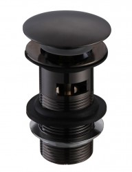 HOPA - Výpusť CLICK-CLACK pro umyvadla s přepadem BLACK (BAAWA92K)