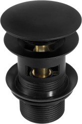 HOPA - Výpusť CLICK-CLACK pro umyvadla s přepadem BLACK (BAAWA92K)