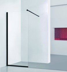 HOPA - Walk-in sprchový kout LAGOS BLACK CLASSIC 195  - Barva rámu - Černá, Rozměr A - 120 (BCLAGO12BC)