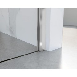 HOPA - Walk-in sprchový kout LAGOS CHROM NEW 200 - Barva rámu - Chrom/Leštěný hliník (ALU), Rozměr A - 115, Rozměr C - 200, Výplň - Matné bezpečnostní sklo - 8 mm (BCLAGO115CFN2)
