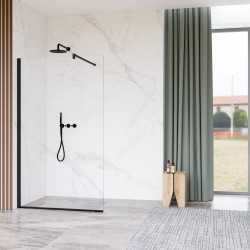 HOPA - Walk-in sprchový kout LAGOS CLASSIC 195 - Barva rámu - Černá, Rozměr A - 80 (BCLAGO80MBCN)