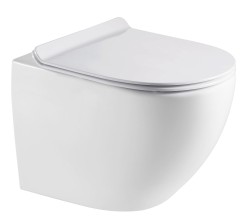HOPA - Závěsné WC ARCO LONGER RIMLESS se SLIM sedátkem Soft-close (OLKLT067ER)