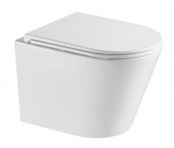 HOPA - Závěsné WC OVALE BASSO TORNADO s FLAT sedátkem Soft-close (OLKLT053EUQ3)