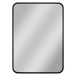 HOPA - Zrcadlo bez osvětlení PIRNA BLACK - Rozměr A - 50 cm, Rozměr C - 70 cm (OLNZPIR5070B)