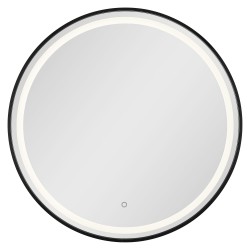 HOPA - Zrcadlo s LED osvětlením TANNA BLACK (OLNZTAN70B)